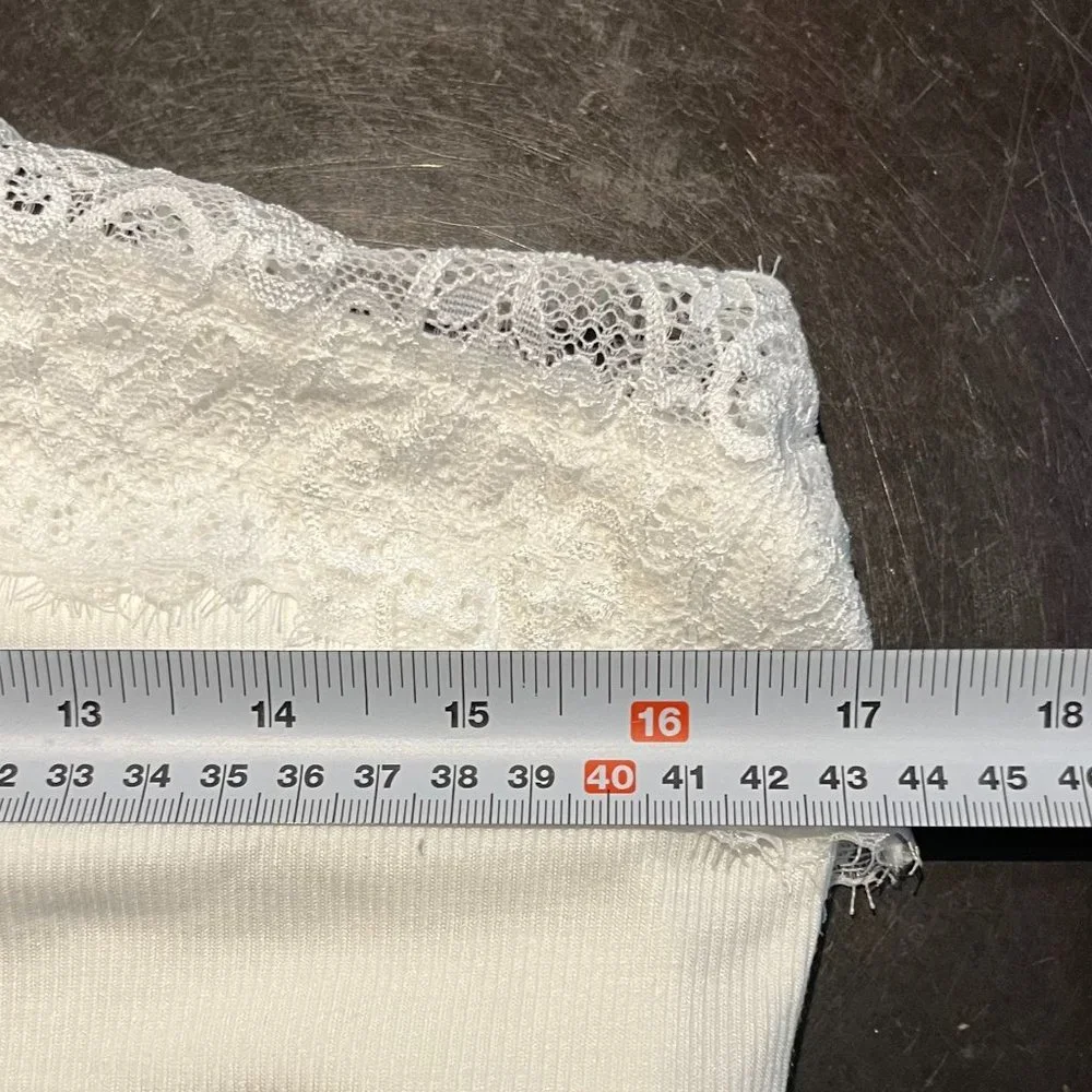 Gap Rib Lace Halter Cami - Picture 6 of 8